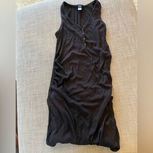 Old Navy Black Maternity Maxi Dress